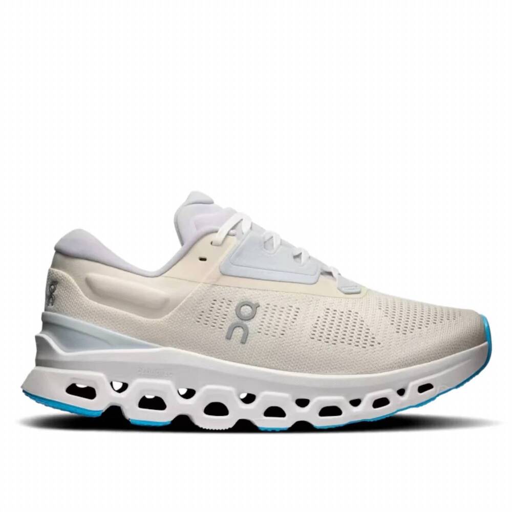 NEW ON women’s cloudstratus 3 running shoes in cream arctic
